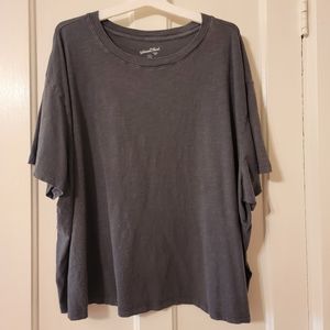 EUC 4X Universal Thread Goods , 100% Cotton, Charcoal Gray Short- Sleeve T-shirt